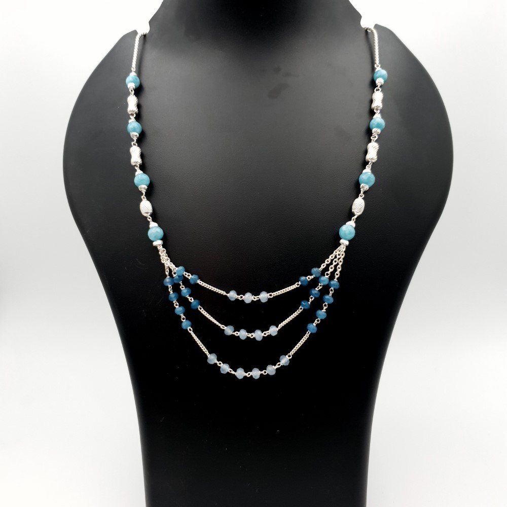 925 Sterling Silver Fine Mala Set