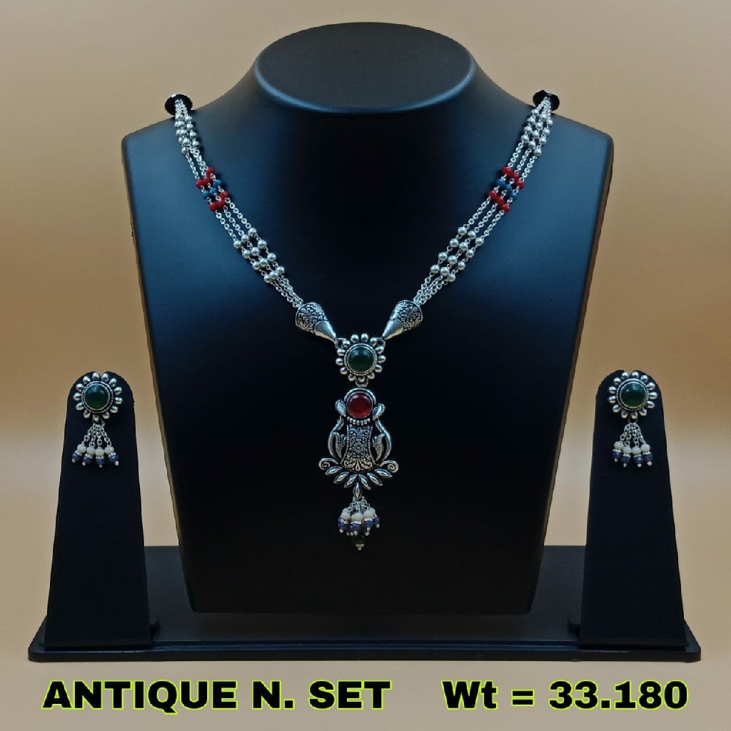 92.5 antique necklace set sl n022