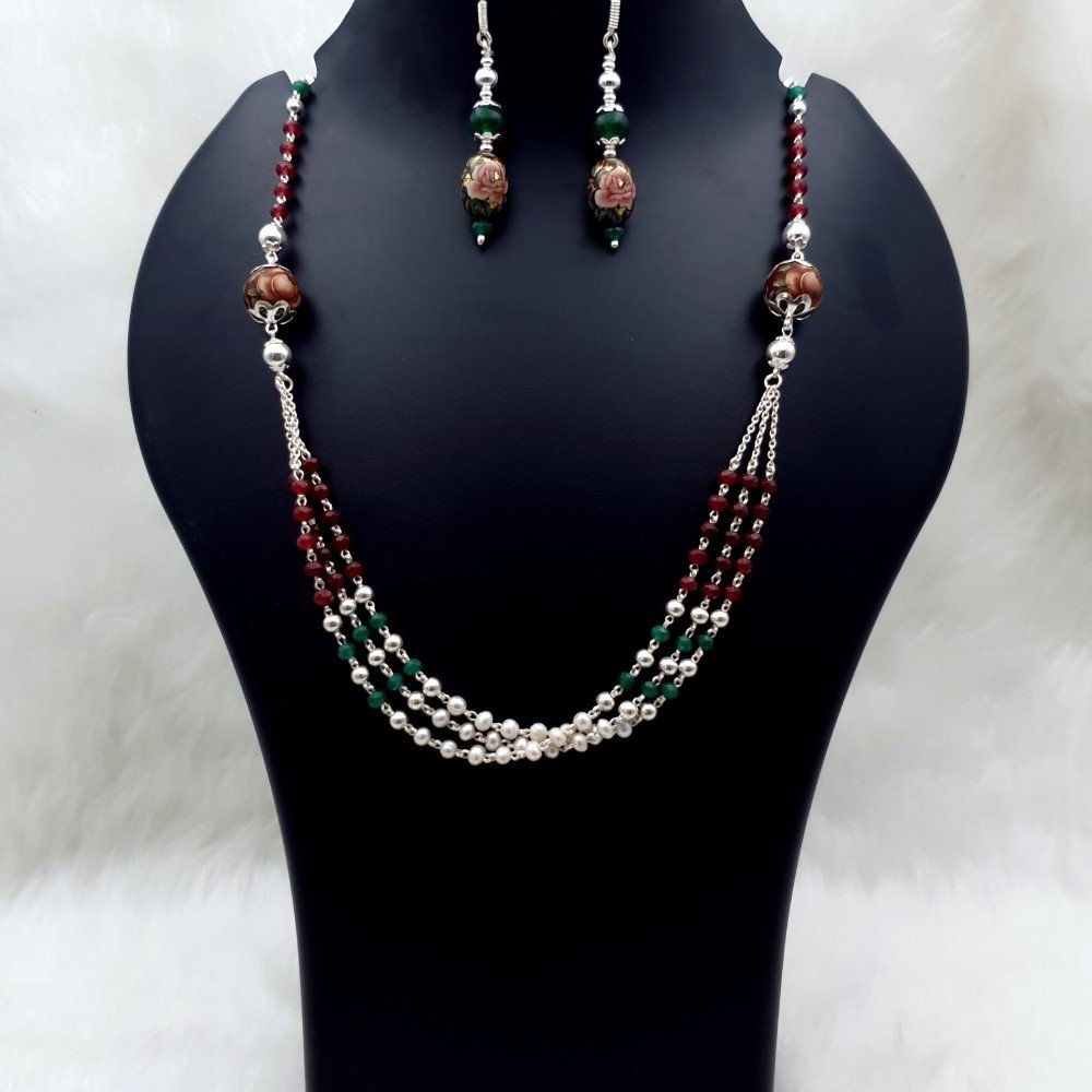 925 Sterling Silver Modern Mala Set